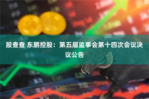 股查查 东鹏控股：第五届监事会第十四次会议决议公告